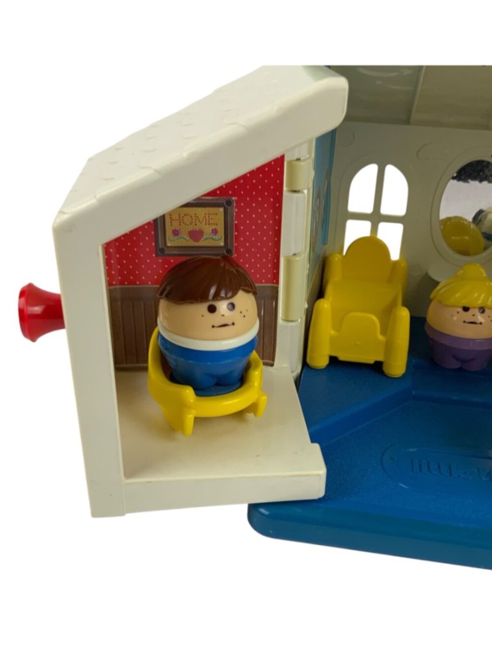Vintage 1988 Little Tikes Toddle Tots Family Carry Along Playhouse With Figures - Picture 6 of 11